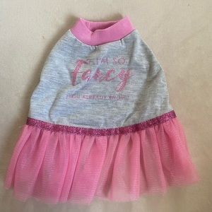 Pink Dog Dress W Glitter 💖
